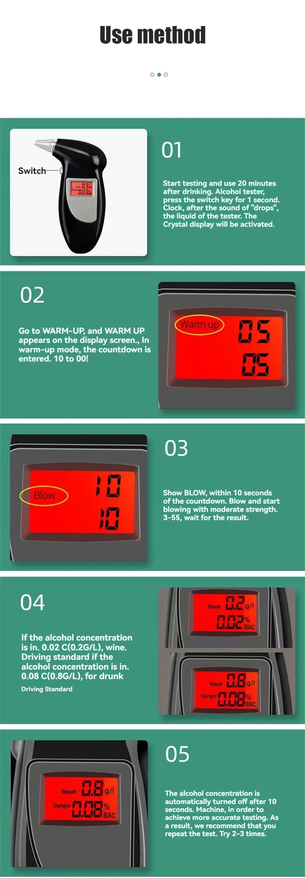 Digital Vehicle Breathalyzer