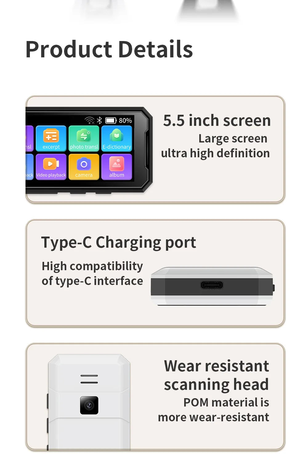 MD09 Smart Translation Pen - Offline Scanner