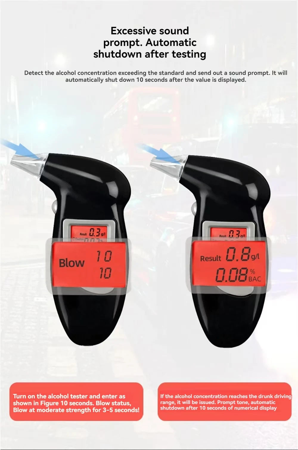Digital Vehicle Breathalyzer